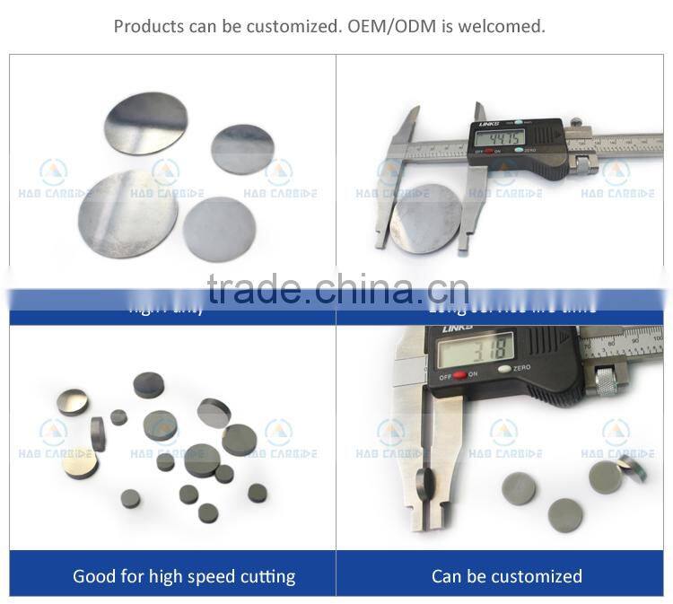 ground polished cemented carbide button insert