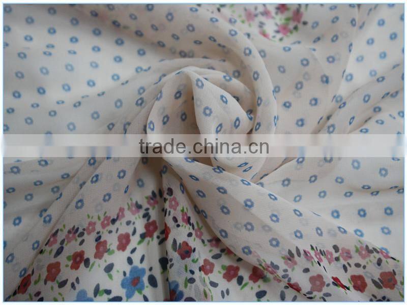 floral print chiffon blouse fabric