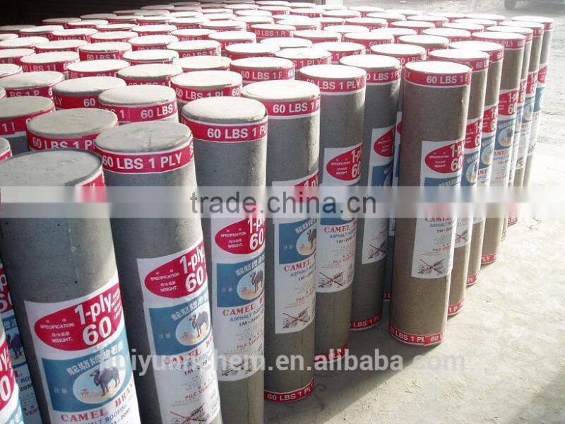 china building materials supplier: bitumen roofing felt paper, 1m X 20m/roll,