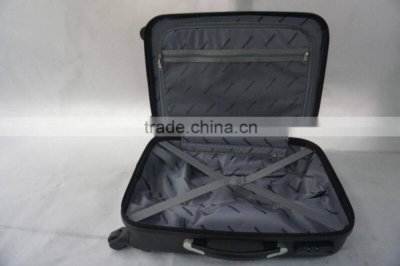 2016 china factory trolley Fashion ABS trolley suitcase / travel luggage /plastic suitcase