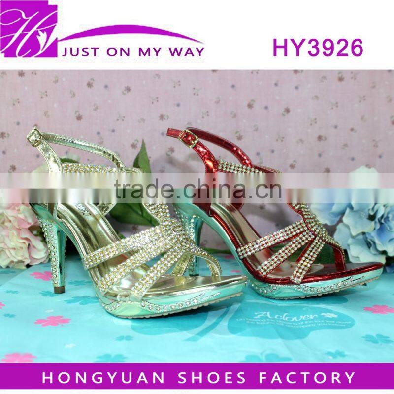 popular ladies evening sandals charming women high heels