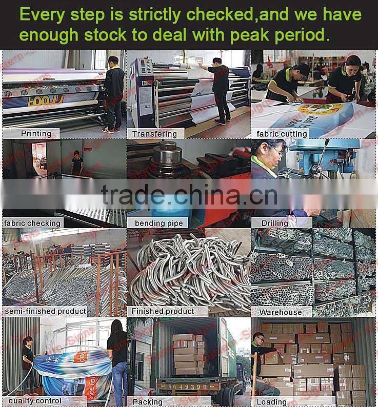 High Performance Fabric Printed Heat Transfer Printing Pop-Up Exhibition Stand