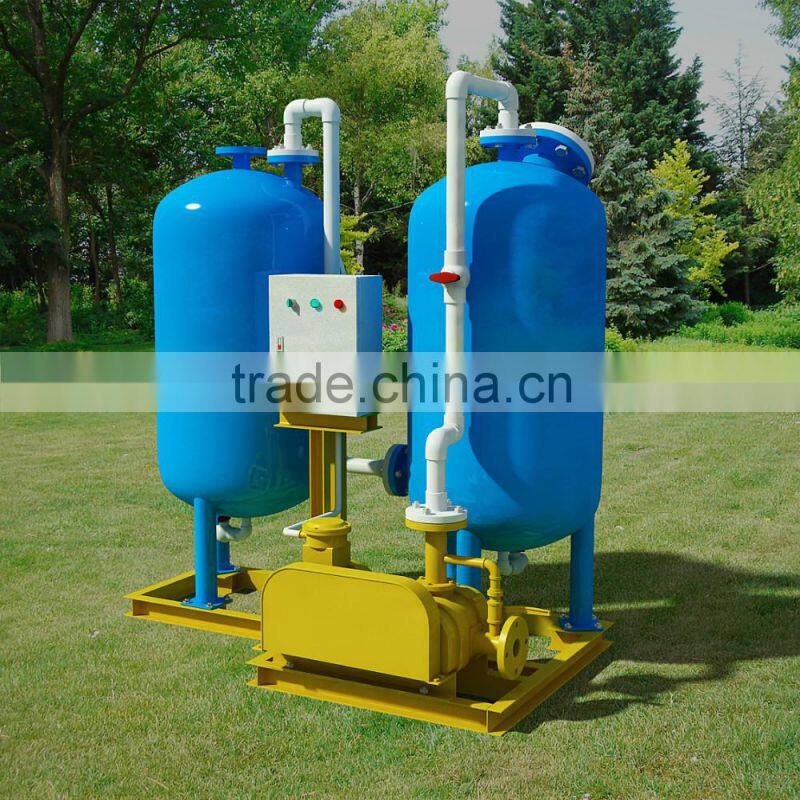 PUXIN Integrated Fiberglass Biogas Desulphurization System with Gas Compressor for Chicken farm with 10000 Chickens