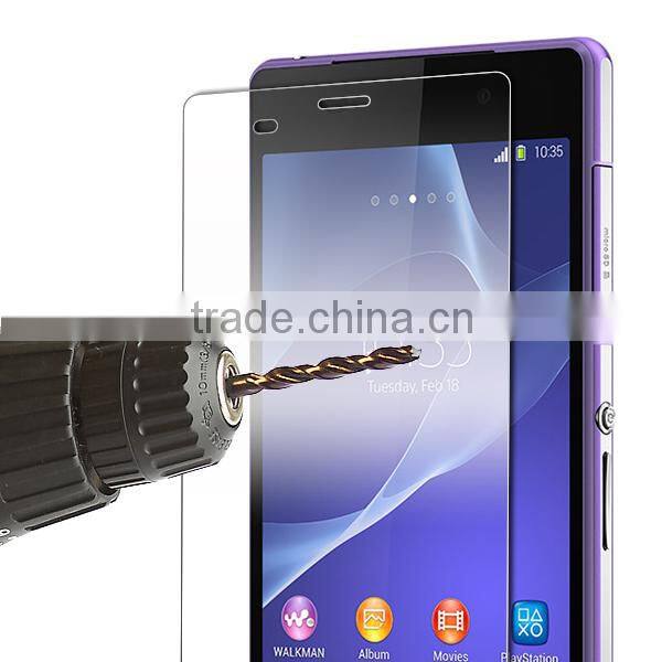 Waterproof tempered glass screen protector for sony xperia z3