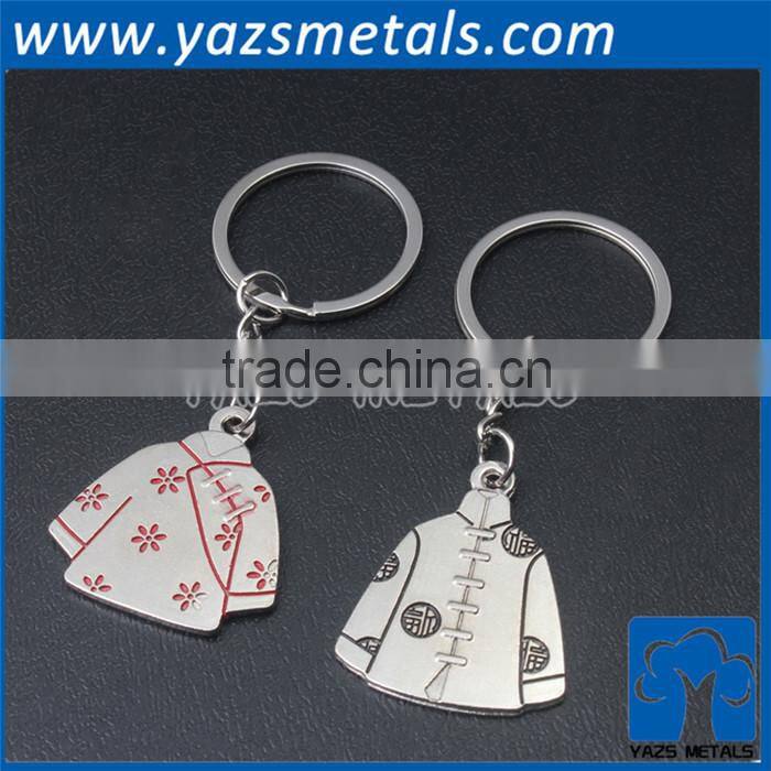 cute Custom metal couple keychain for lovers