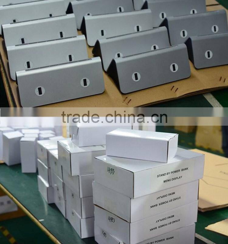 2016 Latest Portable Power Bank 20000Mah,Mobile Power Bank 10000Mah,Menu Holder Restaurant Power Bank Charger