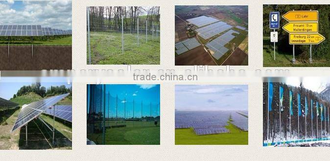Solar power system home galvanized poles for carport