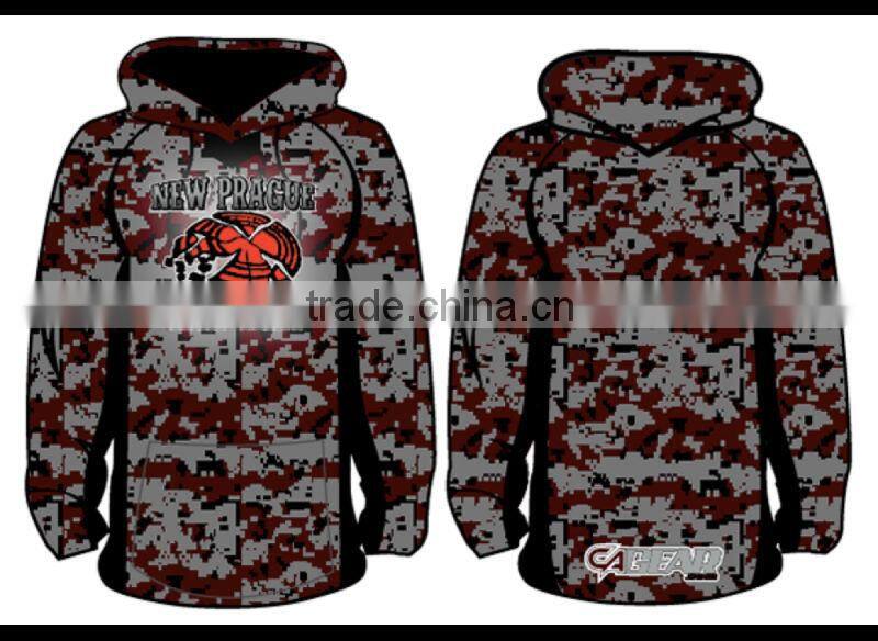 Heavy Sublimation Camo Embroidered Custom Hoodies & Sweatshirts