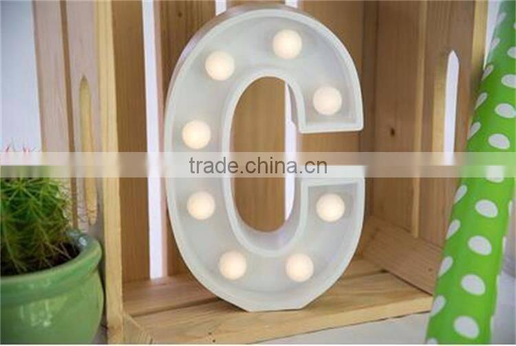 2016 new led vintage light letter,high quality led letters for wedding