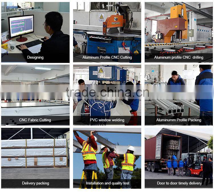 Aluminum Frame with PVC Cover White Party Restaurant Tent for sale