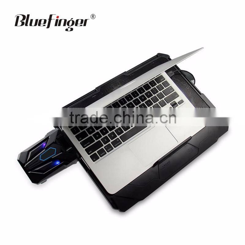 Shenzhen Factory LED laptop cooler with cooling pad