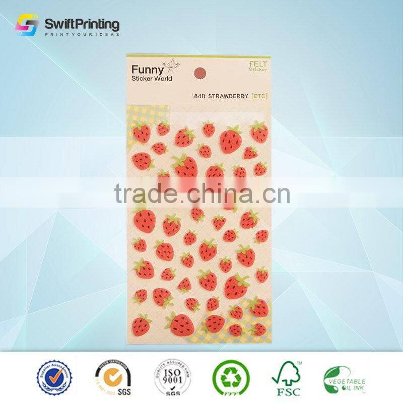 Special new arrival printing paper roll sticker