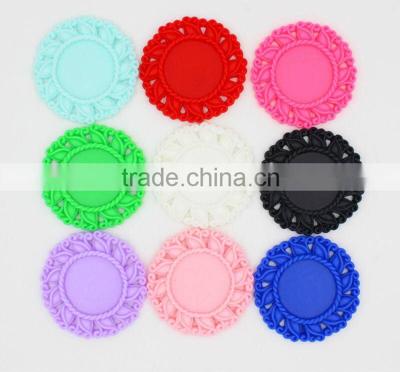 New arrival flatback resin frame for accressaries