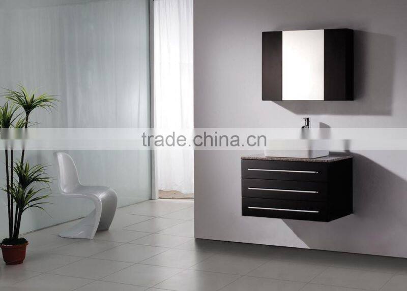 PVC MDF bathroom furniture with mirror and sidecabinetTB-9001