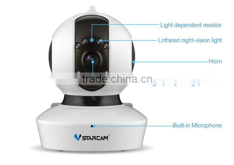 Trade Assurance Supplier ONVIF 1080P/720P pan tilt cmos ir camera wifi wireless sd card ip camera