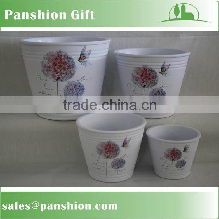 Handmade ceramic garden flower pot