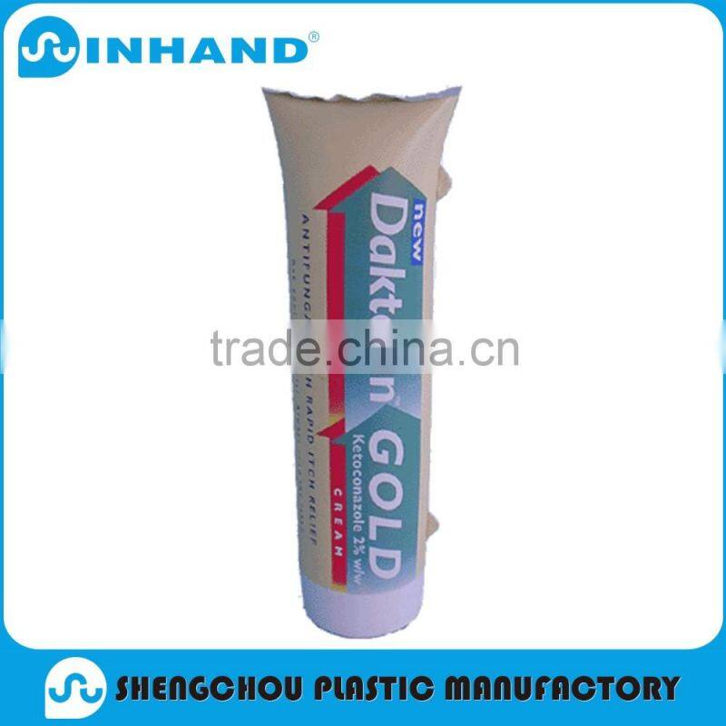 Advertising big PVC inflatable big bottle with cartoon printing