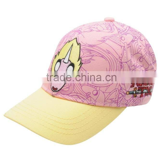 China Factory Daijun New Design OEM High Quality 100%cotton Velcro Rainbow Back Pink Colour Unisex Custom Embroidery Hats