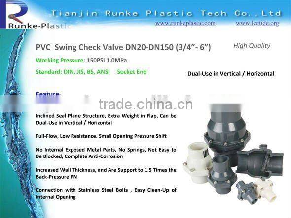 PVC Plastic Check Valve