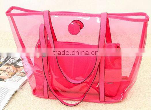 Clear plastic carry bags