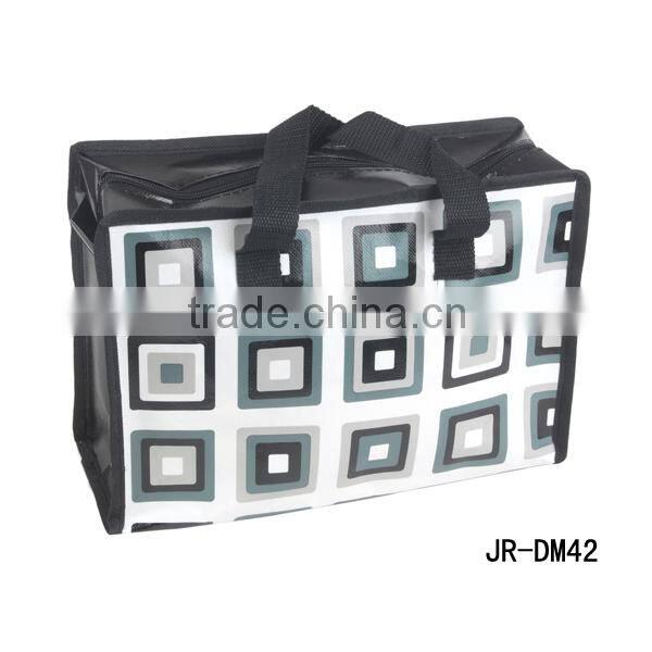 JIRONG PP Non Woven Customized Print Women Handbags Cosmetic Bag Gift Lunch Bag DM42