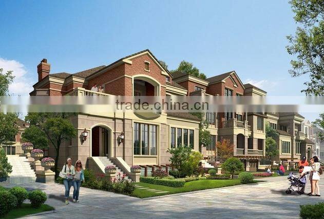 Economic prefabricated house /villa with solar system