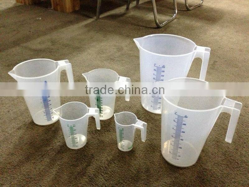 plastic medicine custom graduated jigger measuring cup