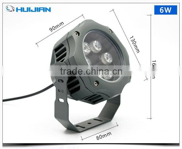 IP65 waterproof rgb graden 9W LED spot lamp