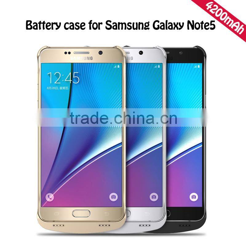Newest Fashion Battery Case Power Bank Charge Case for Samsung Note5 N9200