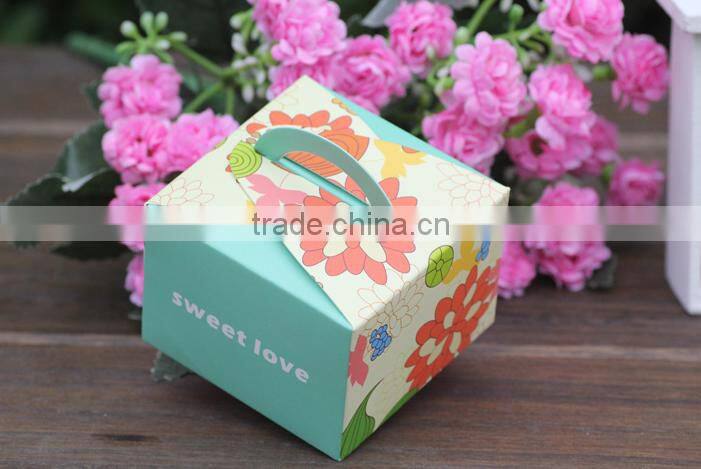 hottest selling China red Paper Gift Box candy paper box for wedding