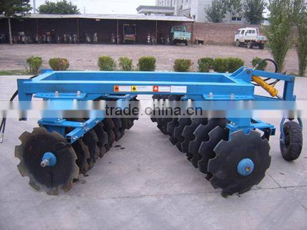 Heavy suspension offset disc harrow