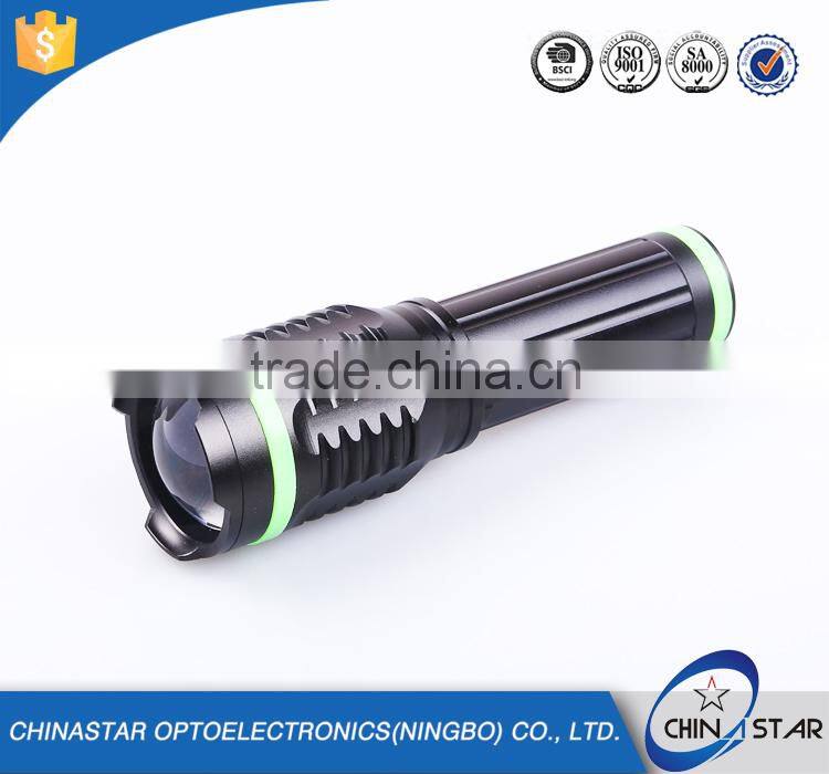 High Power Zoom Mini Rechargeable Led Flashlight