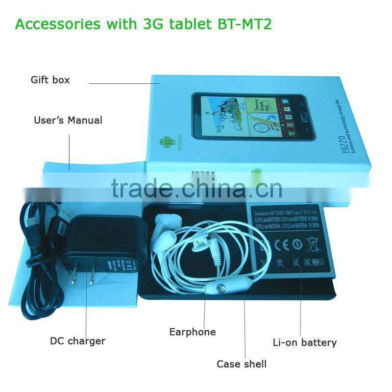 Android 7 inch dual core built-in gps 3g wifi tablet pc