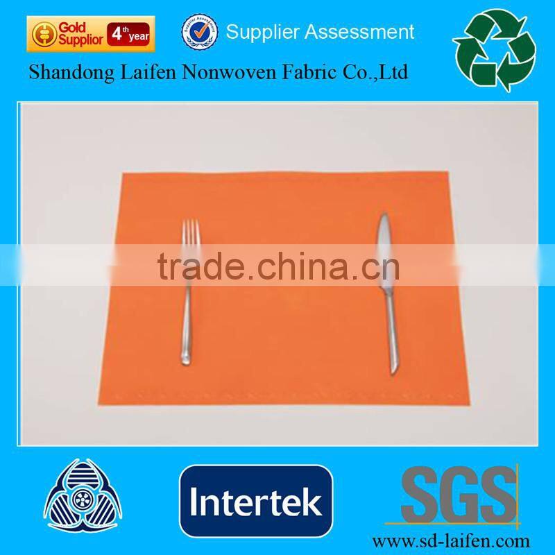 plain non woven table cloth/ table cover for restaurant& picnic rolls