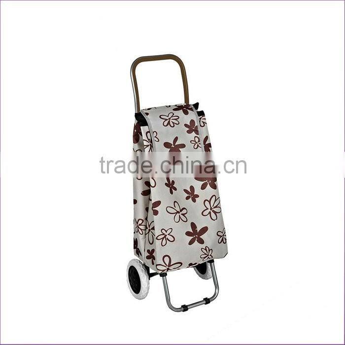 Multifunctional Stair-climbing Foldable Plastic Shopping Trolley With Logo