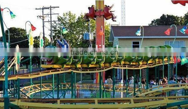 Lovely amusement park rides caterpillar glide roller coaster for sale