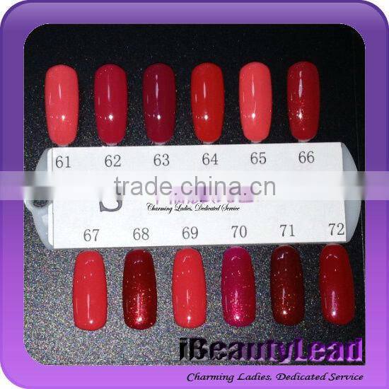 Soak off uv gel polish nail art gel can be cured with uv light coloful uv gel