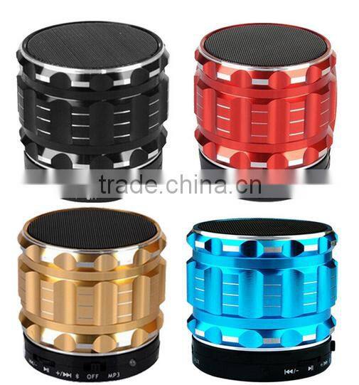 High Quality New Arrive S10 Metal Case Mini Protable Bluetooth Speaker Wireless Speaker With Fm Radio