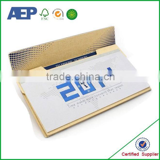 New year desk standing chinese desk calendar