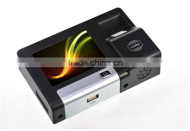 3.5'' TFT Touch screen TCP/IP, RS485, Wiegand26/34 in/out biometric fingerprint time attendance machine