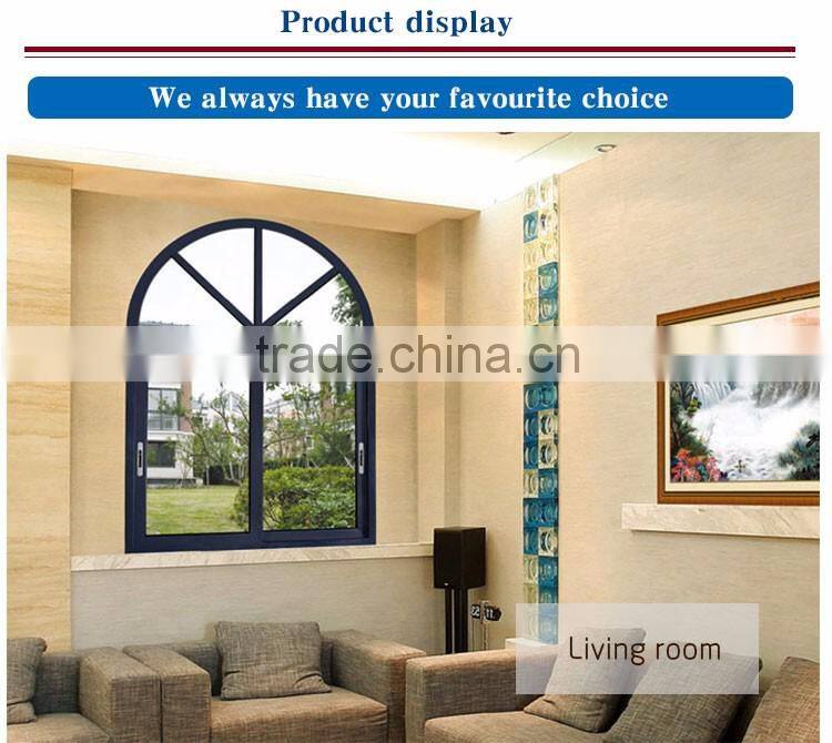 great quality meeting room aluminum round door with fixed glass panel