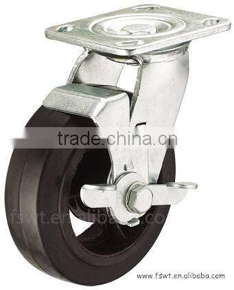All Size Cheap Black Rubber Swivel Industrail Caster