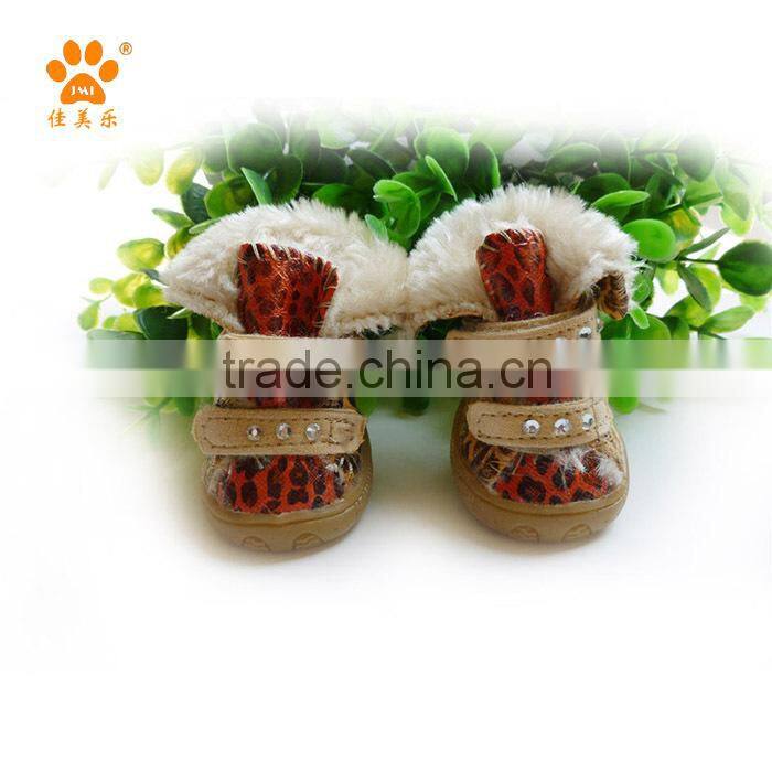 JML High qulity dog shoes for lovely dog anti-slip christmas dog shoes