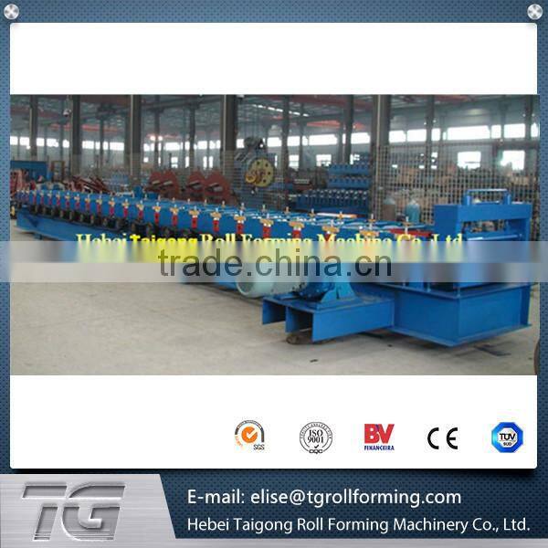 Hydraulic cutting 8-12m/min floor deck roll forming machine made in china low price