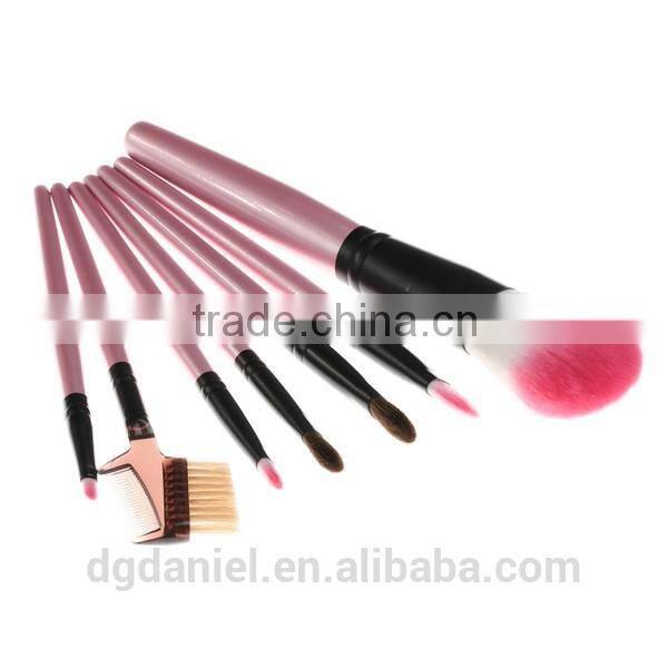 Wholesale 11pcs Long blue ferrule Cosmetic makeup brushes,Two tone Makeup brush set