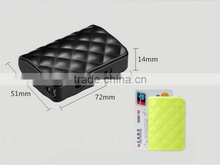 Business style 5200mah 4 LED indicator camping power bank for business gifts