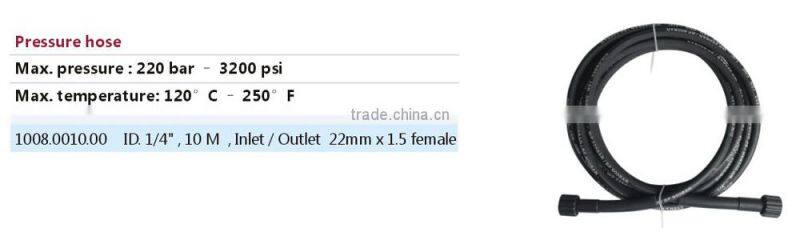 Various types of wire braids high pressure hose