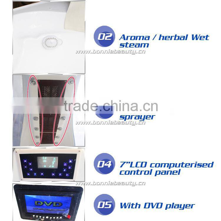 Hydro massage bathtub OZONE SAUNA Infrared spa capsule