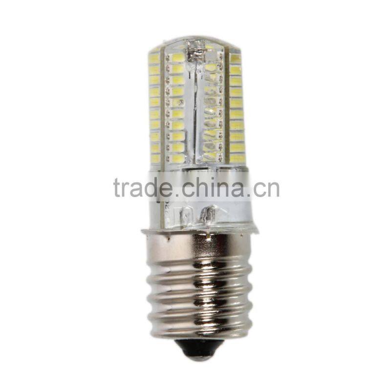 E17 LED 6000-6500K Pure White Light Dimmable Silicone LED Corn Light