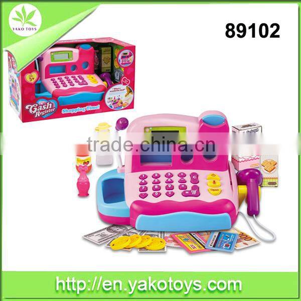 Plastic Kids BO Toy Cash Register